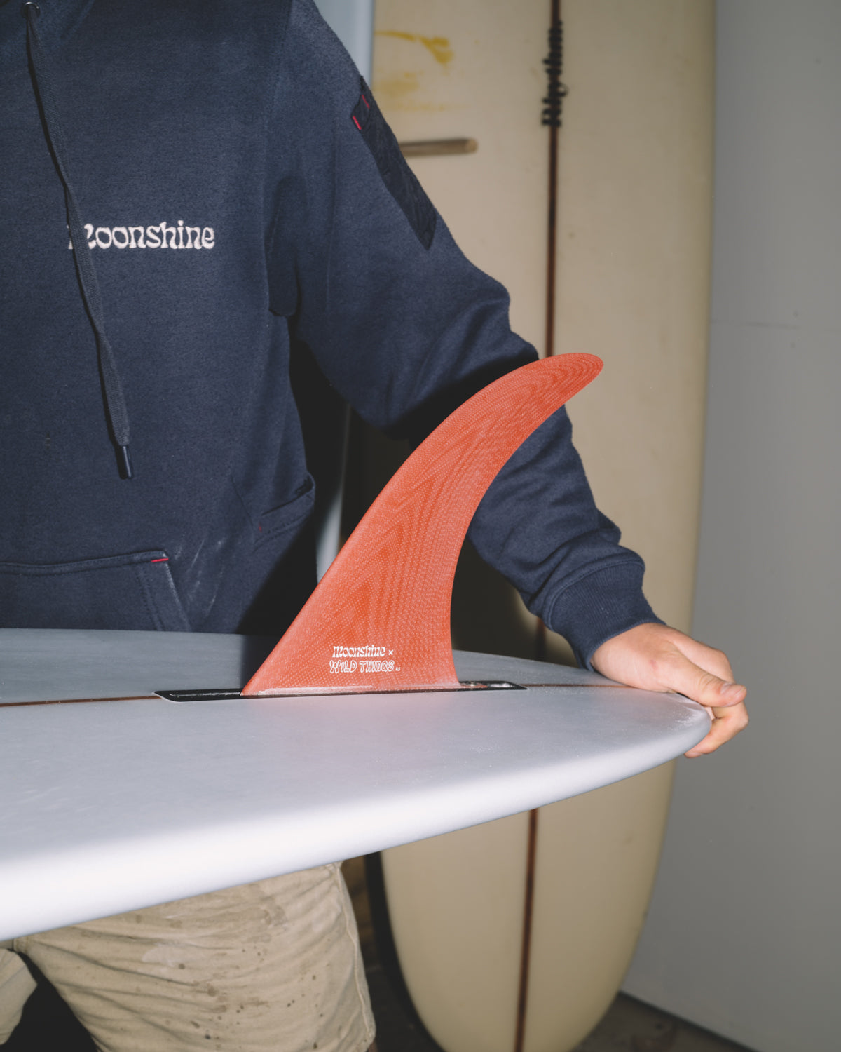 Wild Things x Moonshine 8.5 Speed Fin Red