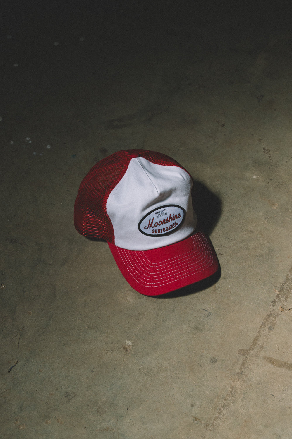 Moonshine Trucker Red