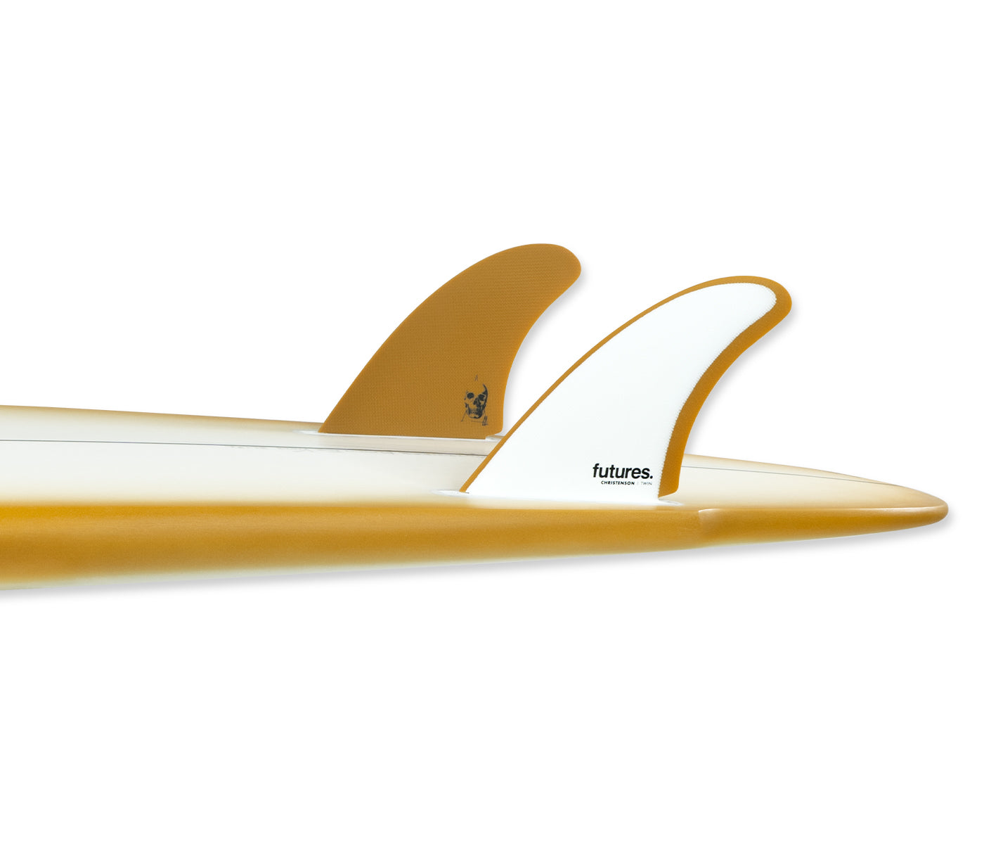 Futures Christenson Fiberglass Twin White/Brown