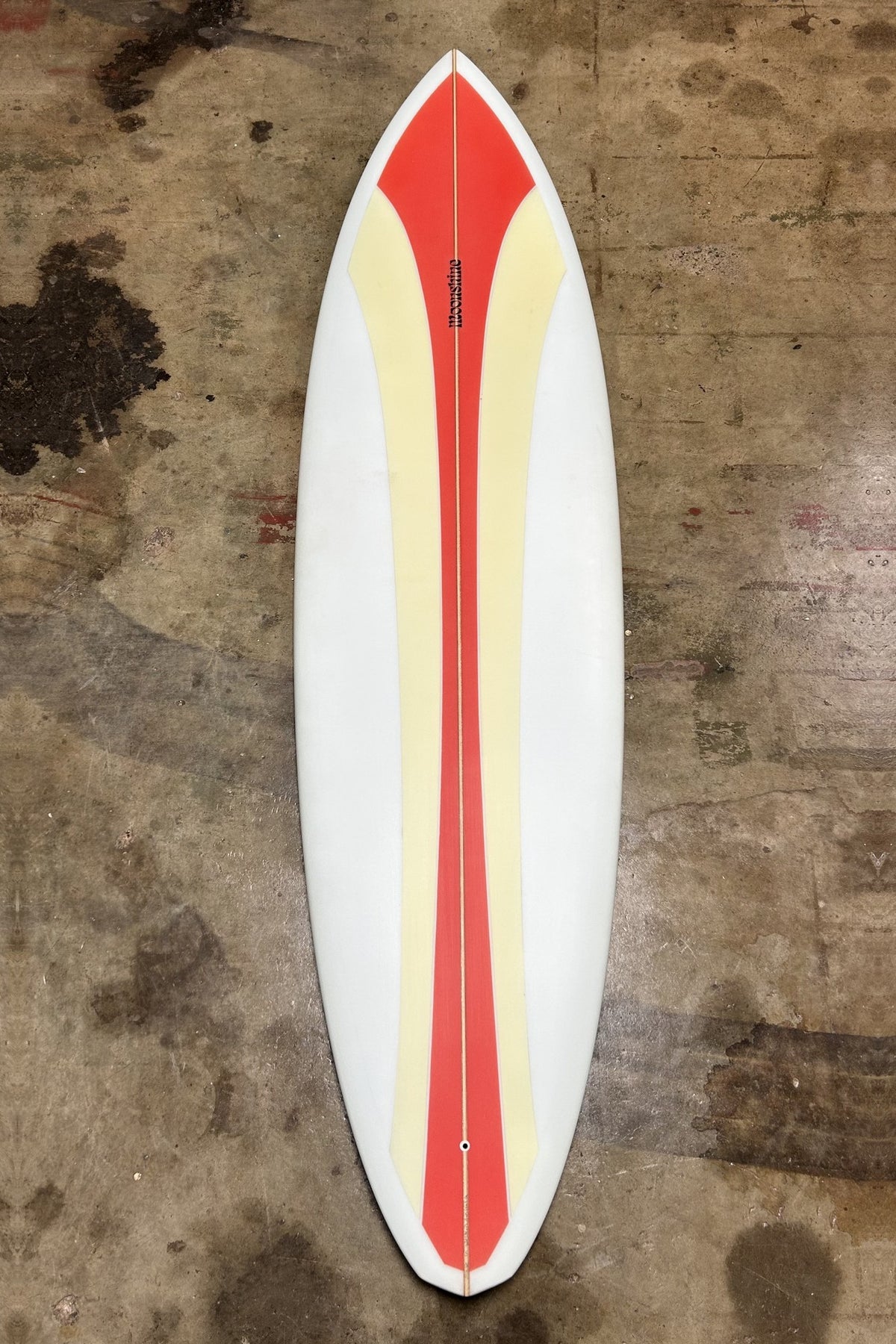 Desert Raven 6'3 ridden surfboard deck