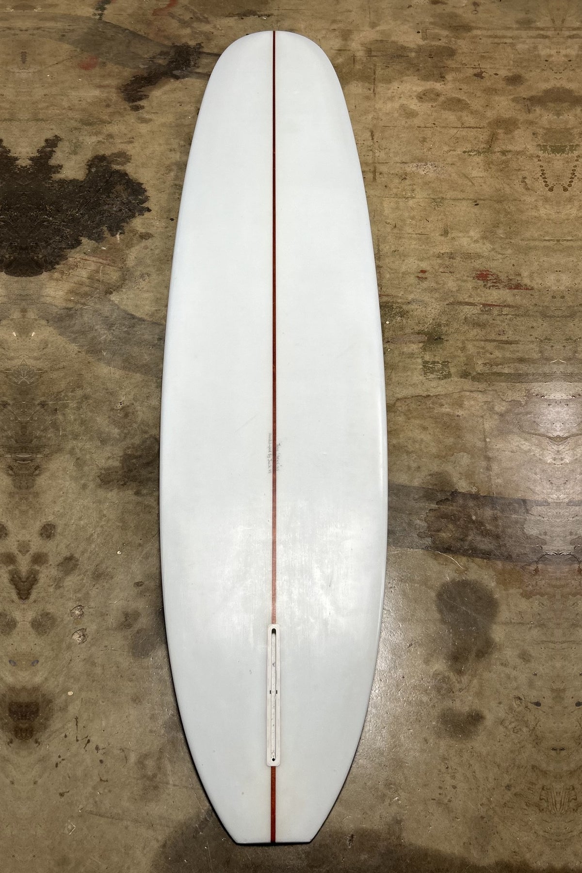 Ranger 9'4 ridden surfboard bottom
