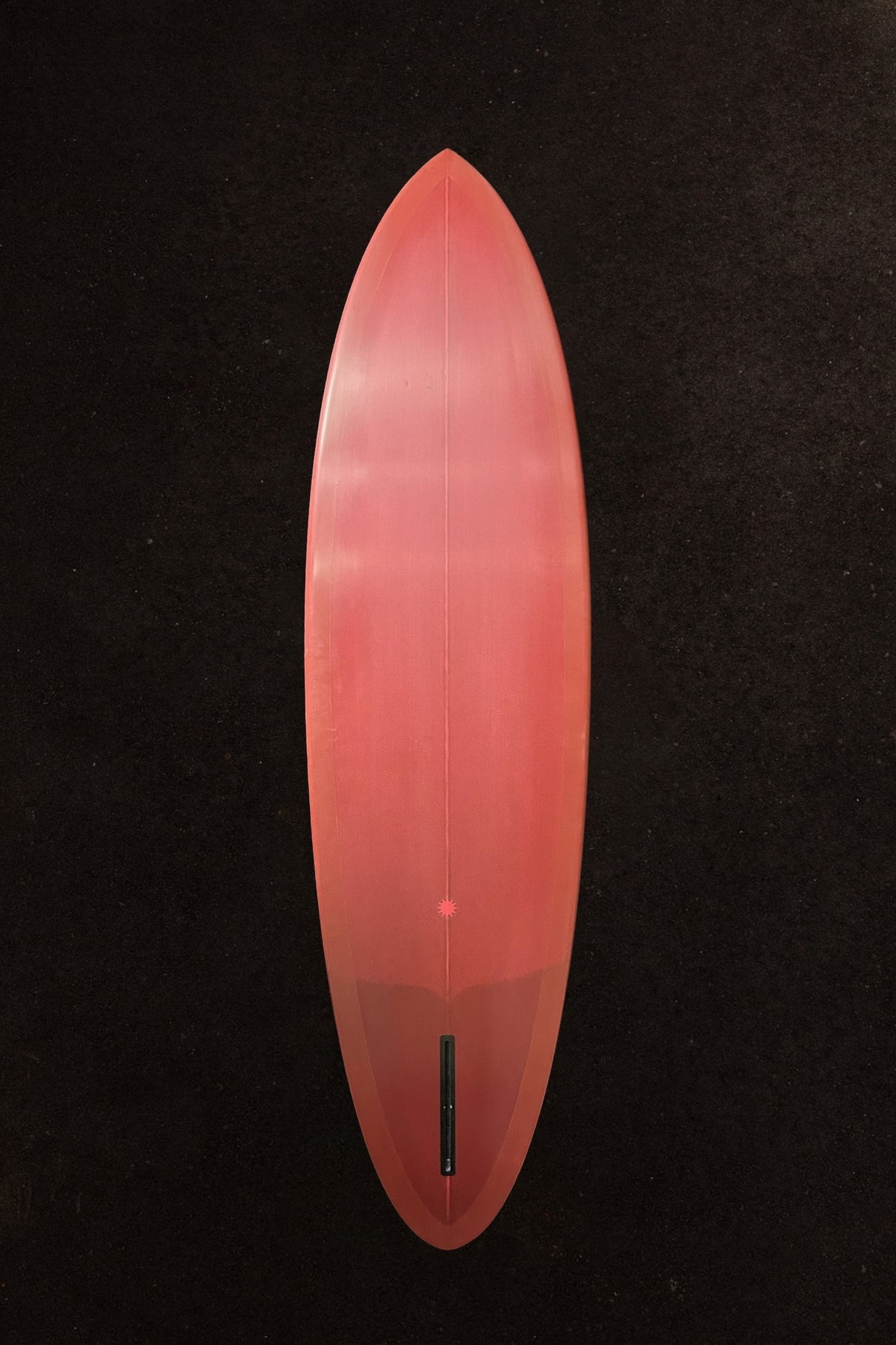 Moonshine Surfboards Desert Raven 6'10 Dark Ruby Red
