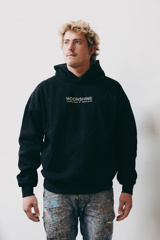 Moonshine Military Hood Embroidered Black
