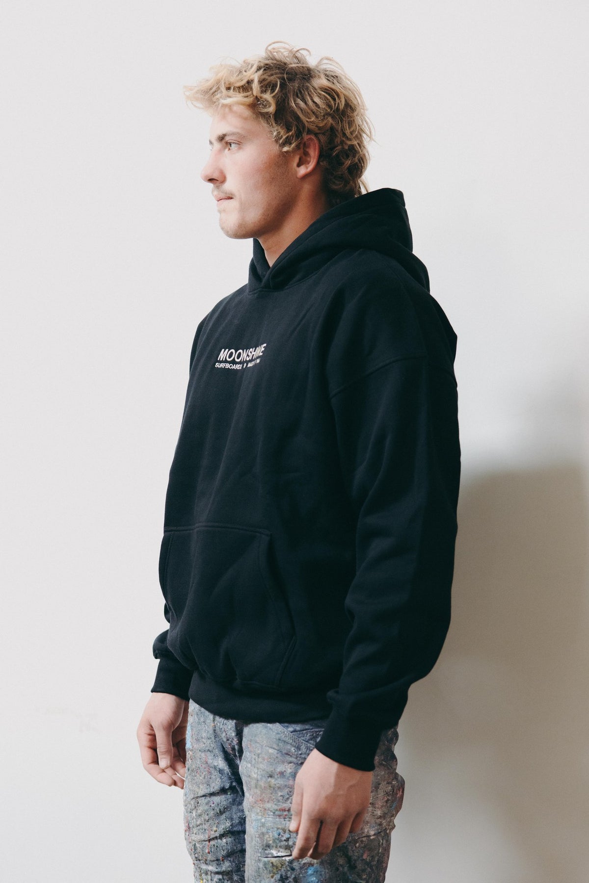 Moonshine Military Hood Embroidered Black